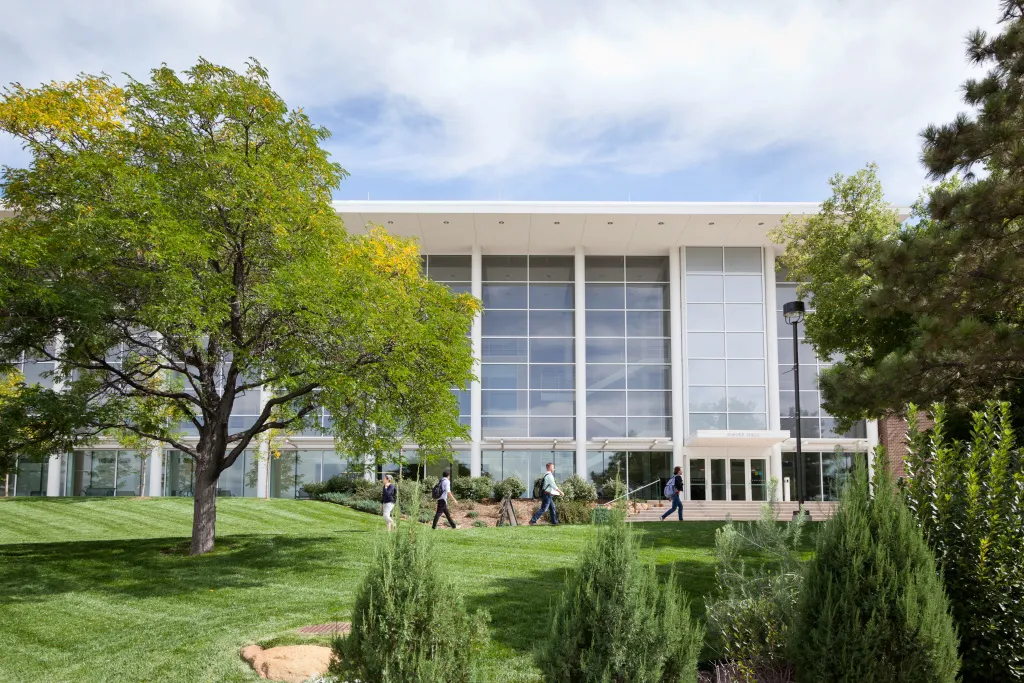 Front entrance to Dwire Hall