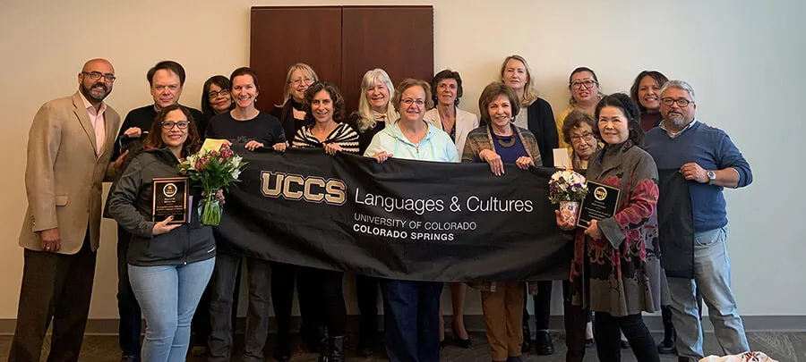 Group photo of the Languages & Cultures Department faculty